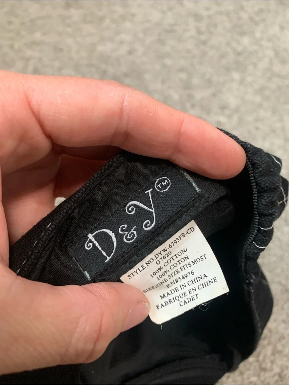 Y2K Black Peace Sign Emo Cadet Cap